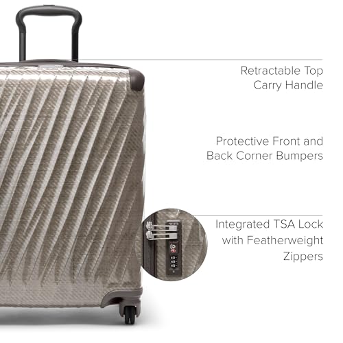 TUMI - 19 Degree Lite 4 Wheel Luggage - Lightweight and Highly Durable, Modern Contour, Hard Shell Men's and Women's Suitcase - 21.75" Continental Carry-On, Titanium Grey4