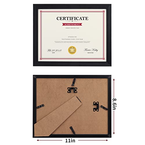 Giftgarden GG220702 Black 8.5X11 Picture Frame Set Of 12, Multi 8.5 X 11 Frames Bulk For Award Certificate Document Diploma thumb #5