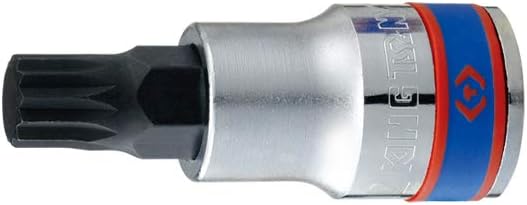 king tony 402614 Spline Head Bit Socket, M14, 1/2-inch