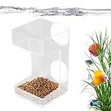 Sécurité pour poissons et utilisateur : Ce nourrisseur pour aquarium présente des bords arrondis en 3D polis pour protéger efficacement les poissons et éviter les blessures aux doigts, offrant ainsi une expérience d'alimentation sûre et confortable lors de l'entretien quotidien de votre bac.