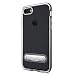 Spigen Crystal Hybrid iPhone 7 / iPhone 8 Case with Water-Mark Free Clear Case and Magnetic Metal Kickstand for Apple iPhone 7 (2016) / iPhone 8 (2017) - Black