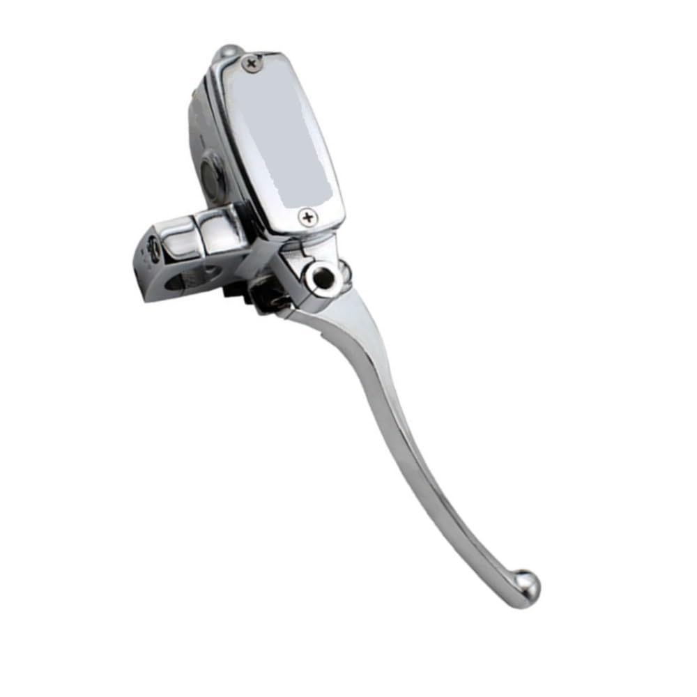 CNLJPHFHO 25mm Handlebar Hydraulic Brake Clutch Lever Master Cylinder with M10 Mirror Holes(Right Silver)