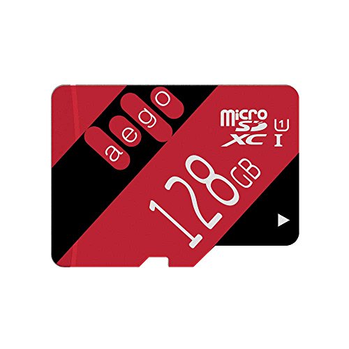 AEGO 128GB Tarjeta Micro SD UHS-1 Clase 10 Tarjeta de Memoria con Adaptador para Nikon/Drone-U1 128GB