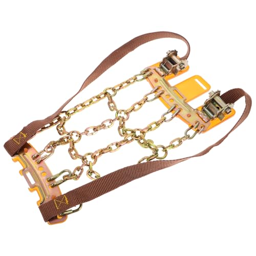 OUNONA Tire Traction Chain for Car Pickup 9-square Design Anti-skid Chain Cables