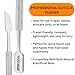 Promax care - Cuticle Pusher and Cutter - Professional Grade Stainless Steel Cuticle Remover and Cutter - Durable Manicure and Pedicure Tool - for Fingernails and Toenails - (Silver)