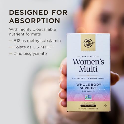 Solgar One Daily Women's Multi Multivitamin, 60 Vegan Capsules - image 4