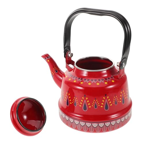 IMIKEYA Teiera Di Smalto Pentola Bollente Acqua Caraffe D'acqua Bollitore Piccola Teiera Tetsubins Giapponesi Teiera Con Colino Caldaia Ad Acqua Per Stufa Teiera