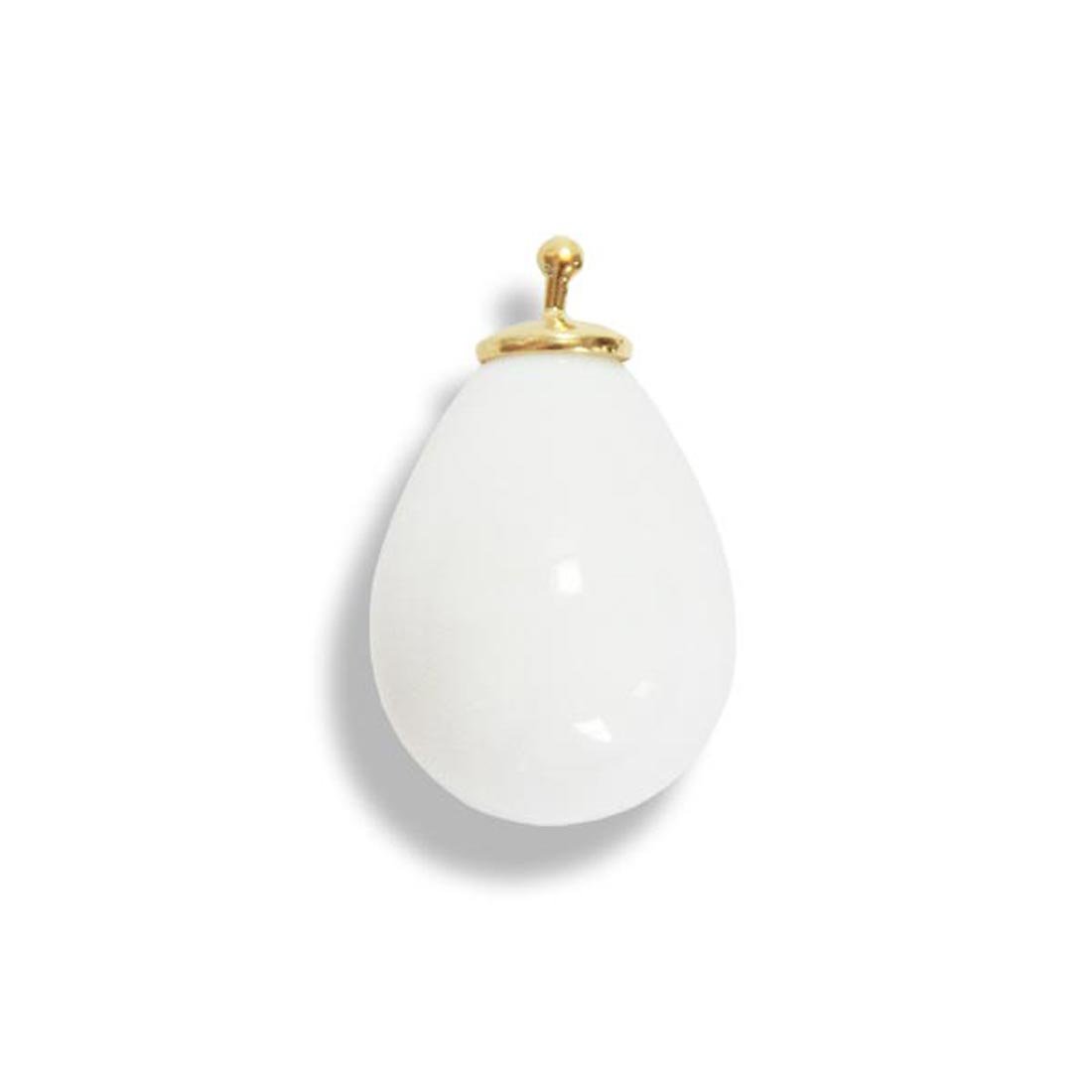HEIDE HEINZENDORFFDrop White Ceramic 12 x 16 mm gold