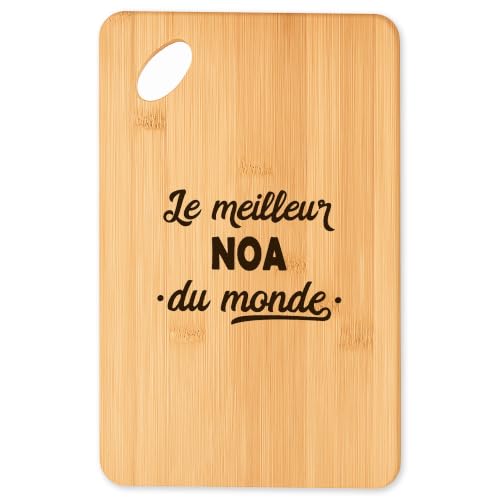 Planche à découper en bambou Super Noa 2 pour apéro et barbecue