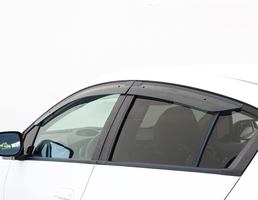 WellVisors Window Visors Wind Deflectors Compatible with Honda Insight 2010-2014 Hybrid Premium Series Rain Guards 3-847HD032