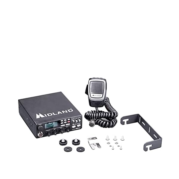 Midland Alan 48 Pro CB Radio license free, with ASQ Digital, AM/FM