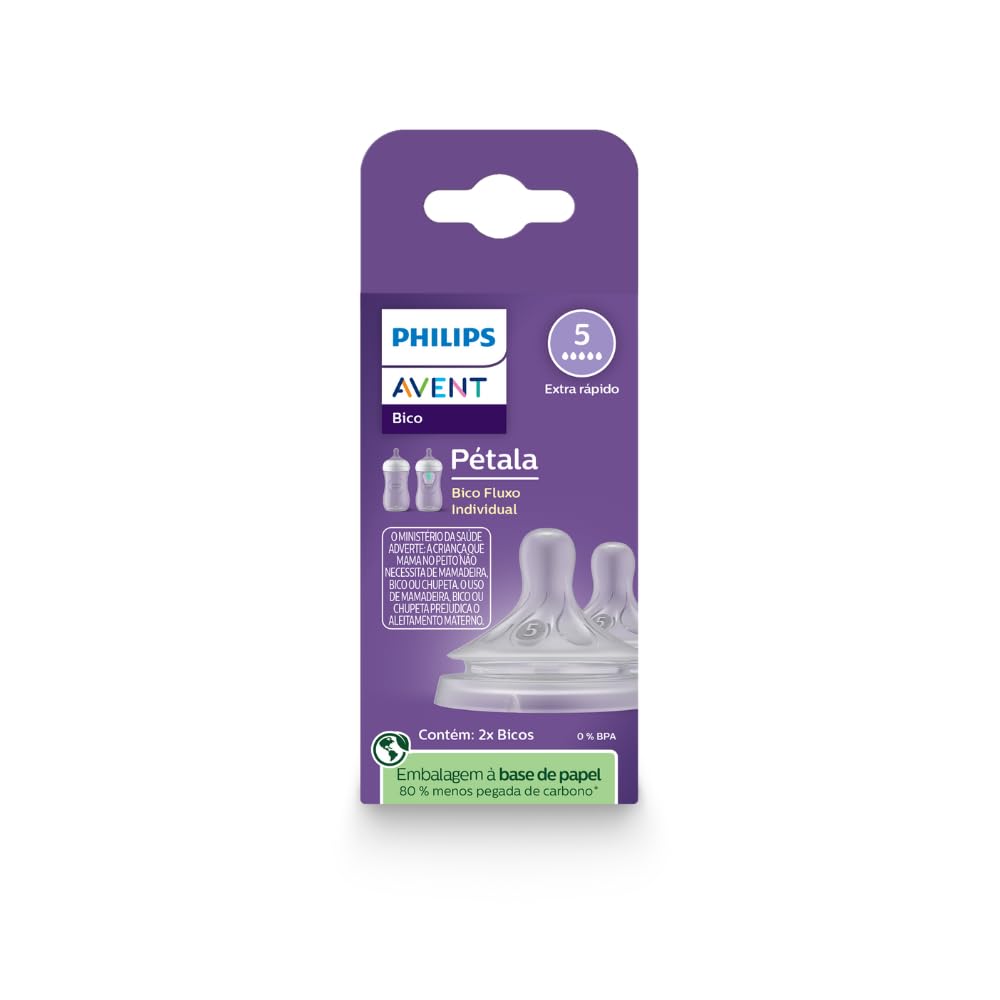 Produto Bicos Pétala 3.0 Philips Avent Anti-Cólicas (Flow 5)