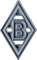 Chromlogo Autoemblem Aufkleber Borussia Mönchengladbach