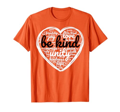 Unity Day Orange Shirt Womens Be Kind Anti Bullying Maglietta