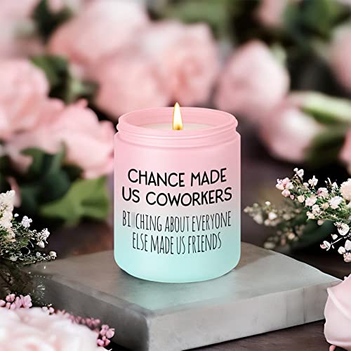 Leado Coworker Candle - Work Bestie Gifts For Women, Men - Going Away Gift, Coworker Leaving Gifts, Thank You Gifts, Farewell Gifts For Coworkers - Friend Gifts, Funny Birthday Gifts For Women #TOP6