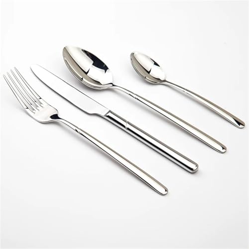 Set Cuchillos Cubiertos 24 Piezas Acacia Wood miniatura 2