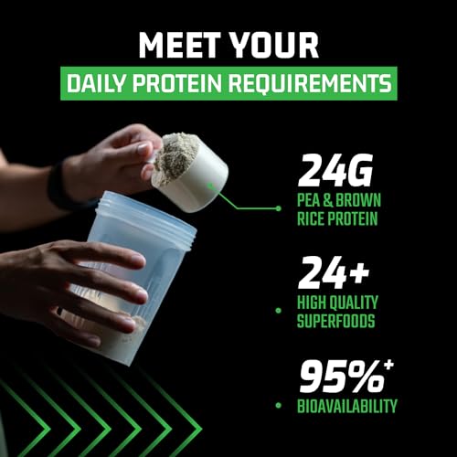 Image of Plantigo Plant Protein Powder for Men, Women | 24g Clean & Green Pea Protein Isolate, 4.4g BCAA, 4g Fiber, 2g Leucine, All Amino Acids, 4x Fast Digestion, 95% Absorption, Swiss Chocolate 1kg