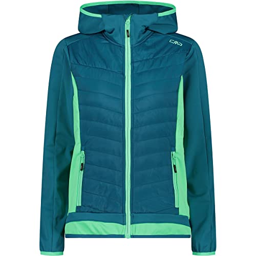 Gilet Ibrido Donna CMP – Felpa Con Cappuccio, Maglia In Pile E Imbottitura Sintetica Sul Torso, Caldo E Comodo - 3