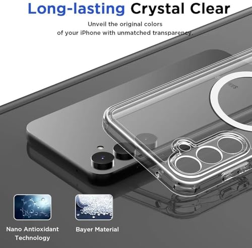 Image of A rtistque Clear Back Cover Case for Samsung Galaxy S23 5G Compatible with Mag-Safe| Acrylic | Case for Samsung Galaxy S23 5G | Shockproof TPU Protective Design | Samsung S23 Back Cover Transparent