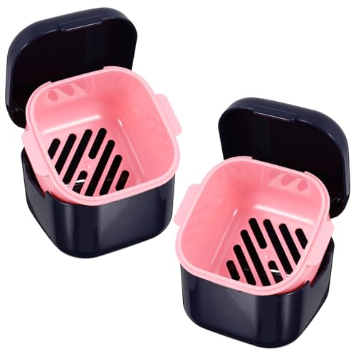 Caja de dentaduras postizas para evitar daños mecánicos en fundas de noche