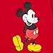 Disney Mickey Mouse Toddler Boys Fleece Pullover Hoodie Red 2T