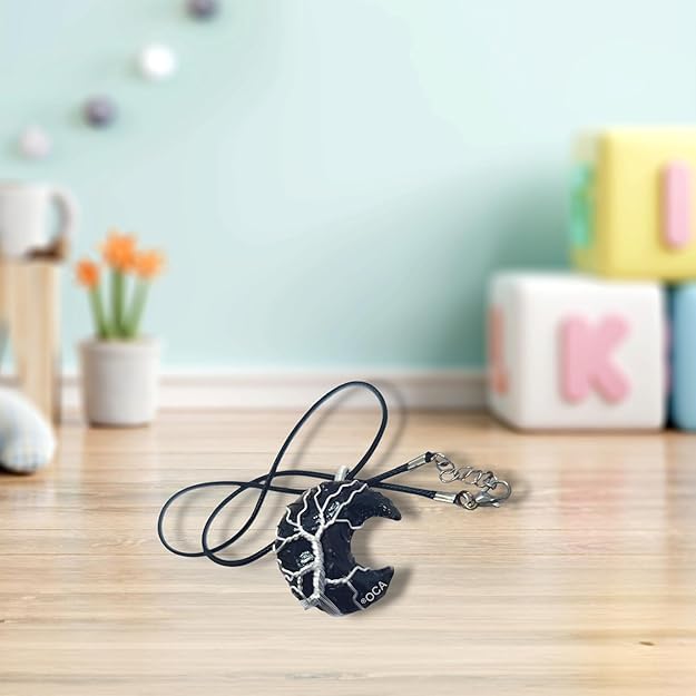 Image of OCA BLACK OBSIDIAN MOON SHAPE PENDANT, Wire Wrapped Necklace, Fashion Jewellery, Energy Charged, Money Magnet, Financial Growth, Good Luck, Reiki, Healing, Crystal Crafts, Gifts