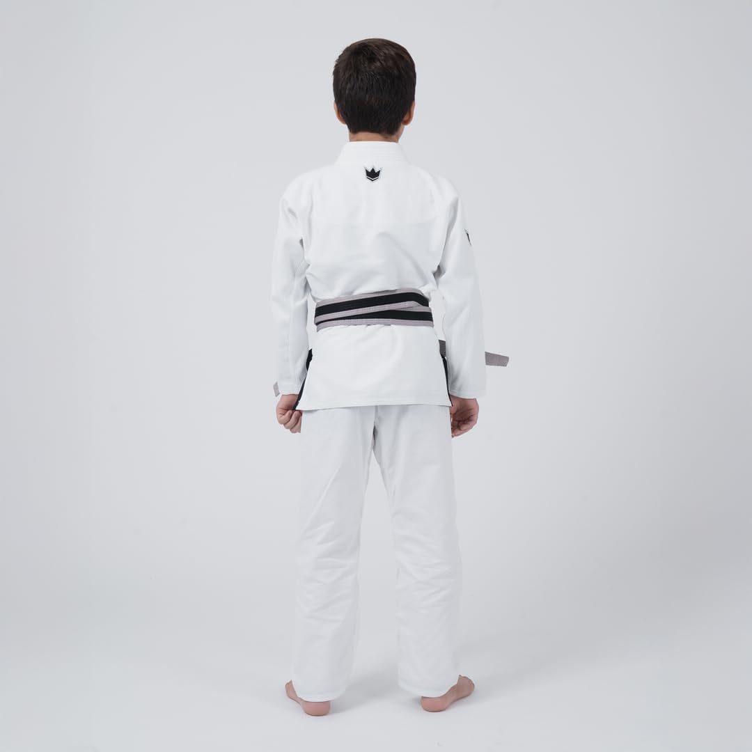 KINGZ Nano 3.0 Youth Jiu Jitsu Gi – IBJJF 2024 Legal, Pearl Weave Jacket & 8 oz Ripstop Pants