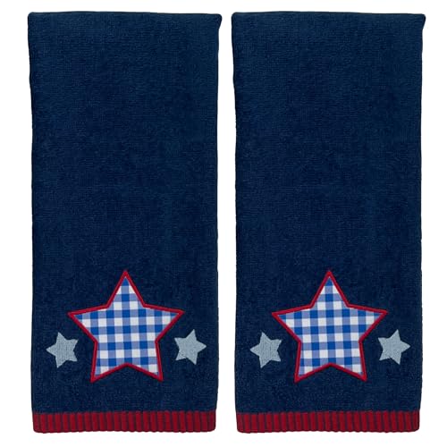 Coastal Guest Hand Bathroom Towels, Green Wash your Palms Tree, 16x25"