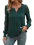 zara blusa mujer verde Ocasión: la parte superior informal de negocios es ideal para uso informal, oficina, fiesta, citas, regreso a la escuela, ropa de calle y regreso a casa o look diario casual.