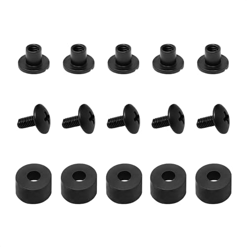 GRITR Holster Retention Hardware Kit (15-Piece Set) – Replacement Screws, Slotted Posts & Rubber Bushings for Adjustable Retention – Fits Most IWB/OWB Gun Holsters