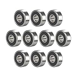 FOCMKEAS R4A-2RS 10 PCS Deep Groove Ball Bearing ID 1/4