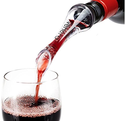 Venero In Bottle Wine Aerator Pourer - Aerating Decanter Spout for Wine, Whiskey, Port