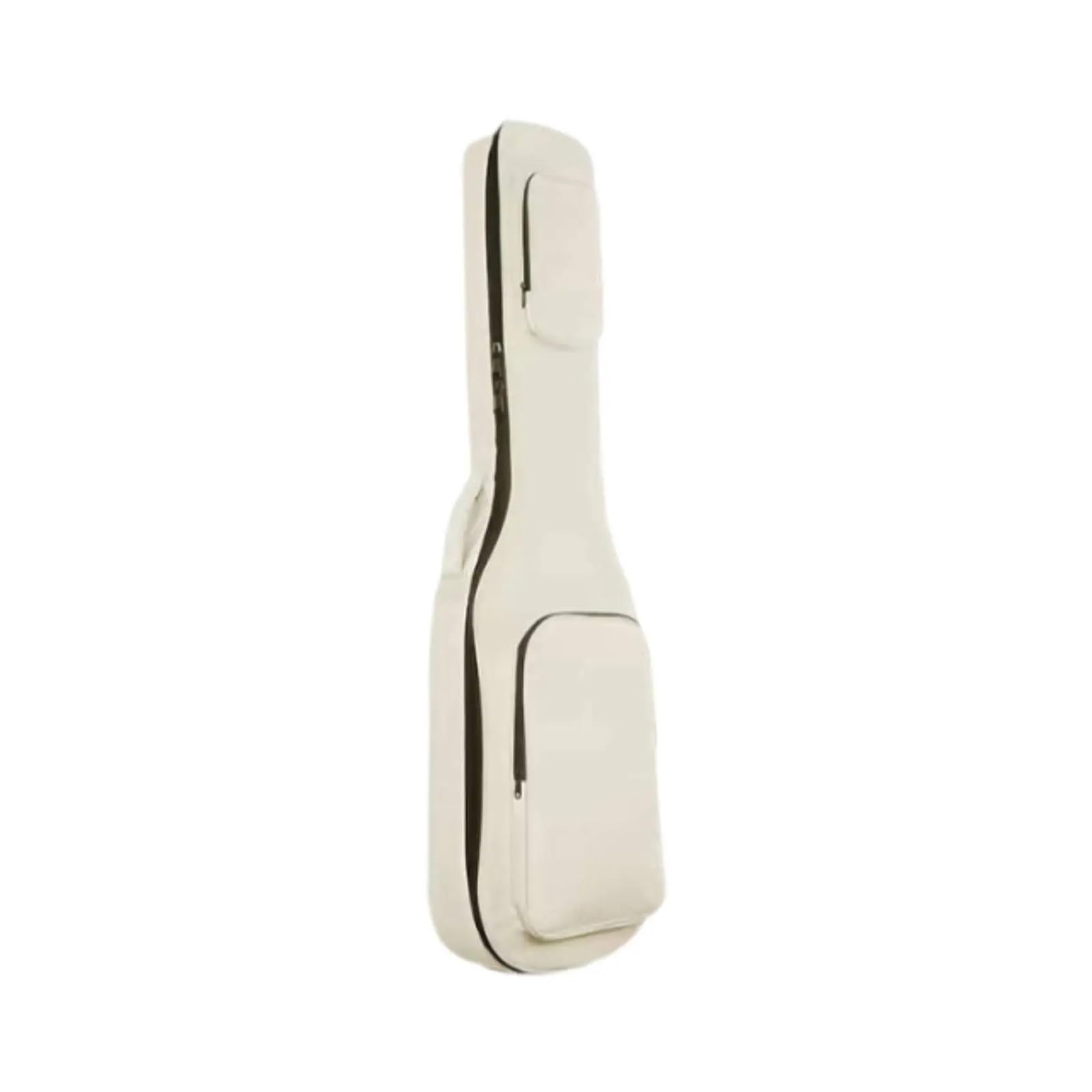 Funda para Guitarra Bolsa for bajo eléctrico, Ligera, Impermeable, a Prueba de Golpes, con Acolchado Grueso y Doble(Beige)