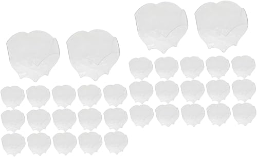 NOLITOY 48 Pcs Flower Mousse Cup Bowl Disposable Ice Cream Bowls Dessert Cups Pudding Cup Jelly Cups Vasos Para Postres Mini Parfait Appetizer Cup