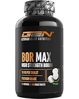 Bor Max - 365 Tabletten mit 10 mg reinem Boron - Jahresvorrat - Hohe Bioverfügbarkeit durch Natriumborat - Ohne unerwünschte Zusätze - Hochdosiert - Vegan