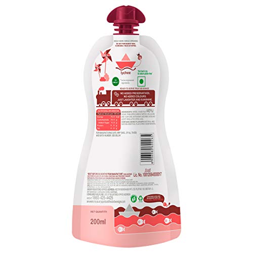 Image of Paper Boat Coconut Water, 200ml (Pack of 6) + Paperboat Lychee Ras, 200ml (Pack of 6)