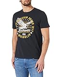 REGULAR FIT Wrangler Mens CLAIC Americana T-Shirt, Faded Black, L