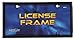 Custom Accessories Black Metal License Plate Frame