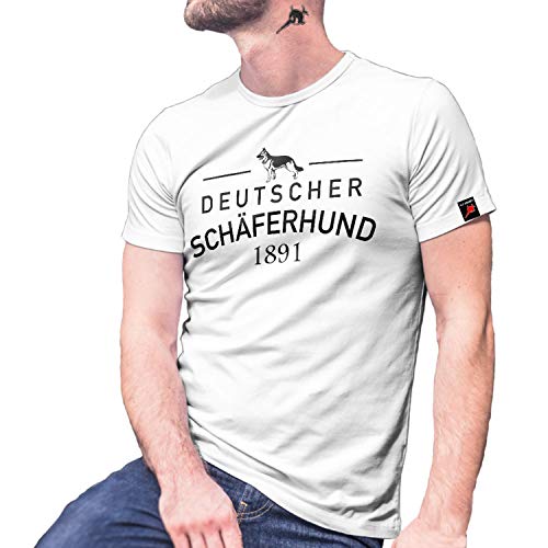 T-shirt Berger allemand Schöffel blanc pour vos balades et entraînements de club