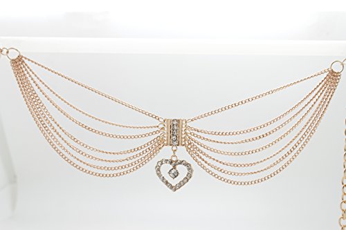 Tfj Women Boot Bracelet Chains Bling Gold Metal Western Fashion Anklet Heart Shoe Love Charm #TOP5