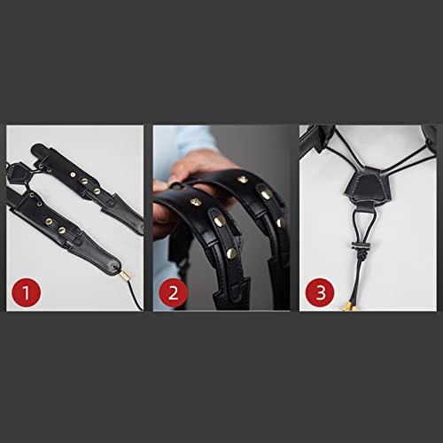 rockible Correia de Saxofone Profissional Cordão de Saxofone Fivela Fivela Universal Ombro Dupla Cor
