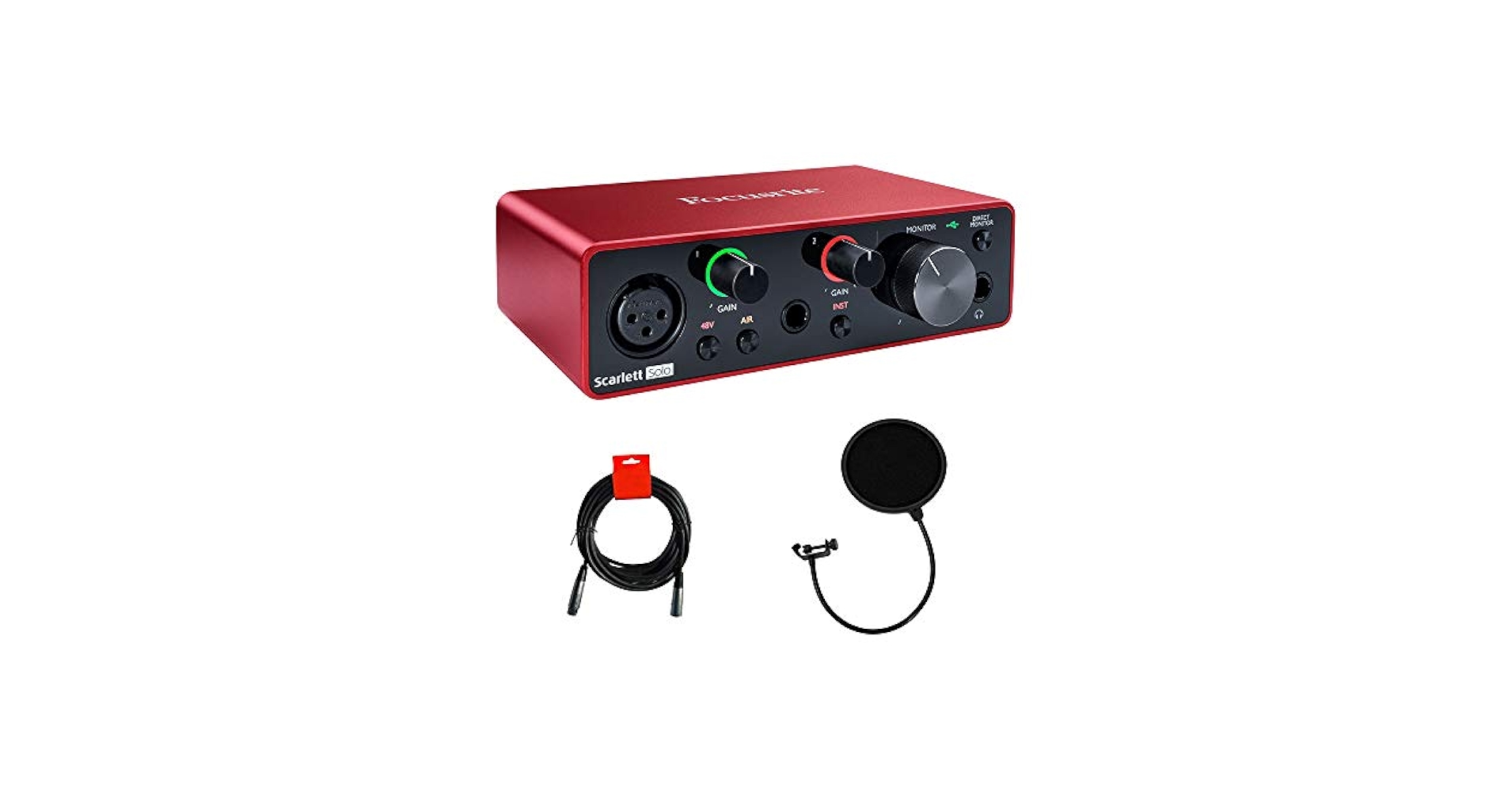 Amazon.com: Focusrite Scarlett Solo 3rd Gen USB Audio