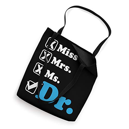 Bolso tote para graduación: Miss, Ms, Mrs, Dr, Ph.D., PhD, doctorado — regalo divertido para graduados miniatura 2