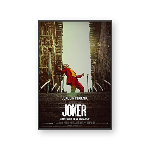 T-YIFUZX DIY Pintar por números Sin Marco Joker Wall Art Wall Movie Joker Joaquin para Aprender a impermeabilizar 40x50cm