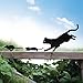 3 Stück Gartenstecker Metall Schwarz Katzen Halloween Deko, Gartendeko Halloween Für Outdoor, Deko Garten Metall Katzen Figuren, Gartenstecker Herbst Dekoration, Garten Terrasse Tiere Decor (B)