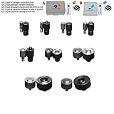 Técnica: chapado Juego de troqueles de ojales para máquina de prensa manual universal de 4 mm a 20 mm, 6 mm