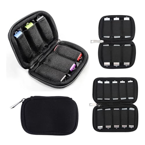 Bolsa de almacenamiento portátil para memorias USB y accesorios en viajes y oficina