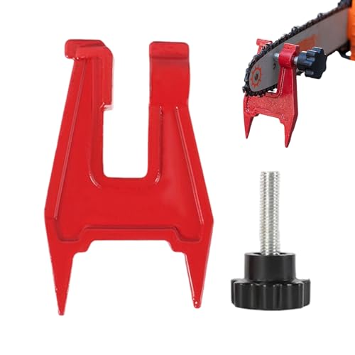 Torno De Tocón - Herramienta De Sujeción Para Afilar Motosierras | Accesorio de y Afilado | Para Tala Forestal Patio Corte de Árboles Poda Industria Exterior y