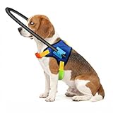 LetPetRun Protective Blind Dog Halo Collar, Adjustable Blind Dog Halo with Protective Ring, Lightweight Safety Collar Navigation Assistance for Visually Impaired Pets (9-13in)