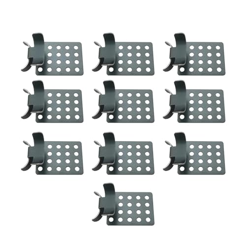 DAVBIR 10pcs Roof Clip Kit Suitable For Self Regulating Heating Cables Snow Melting Metal Seam Roofs And Gutters perfection